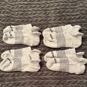 Bombas Light Gray Ankle Socks Collection